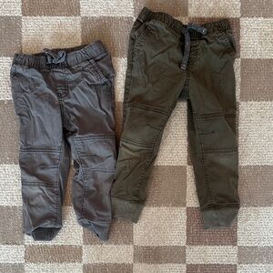 Cat & Jack Kids Jogger Pants - Gray and Olive